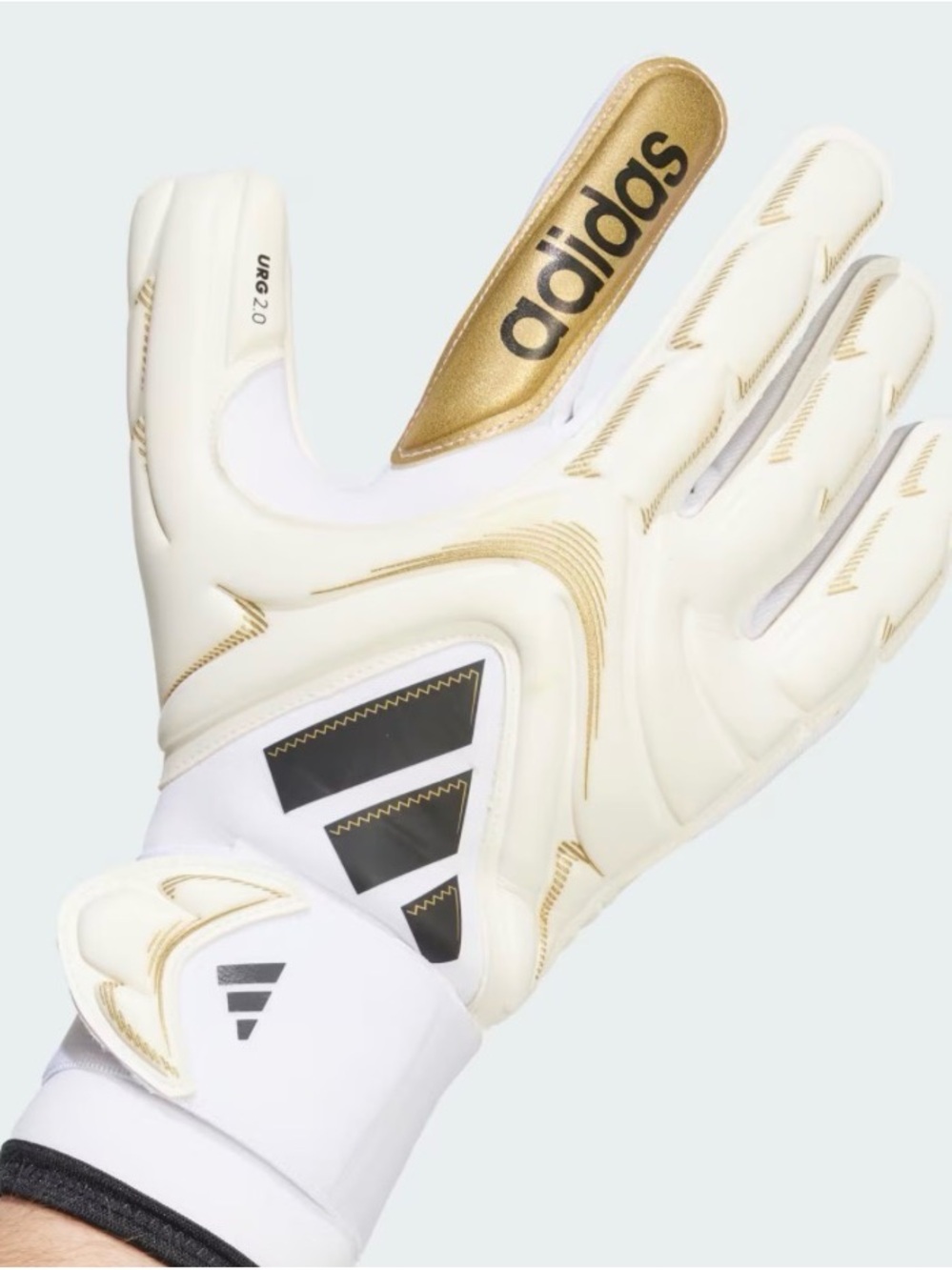 Adidas Copa Pro Soccer Goalkeeper Gloves Men’s Size 11 $130 JZ5793 White Gold